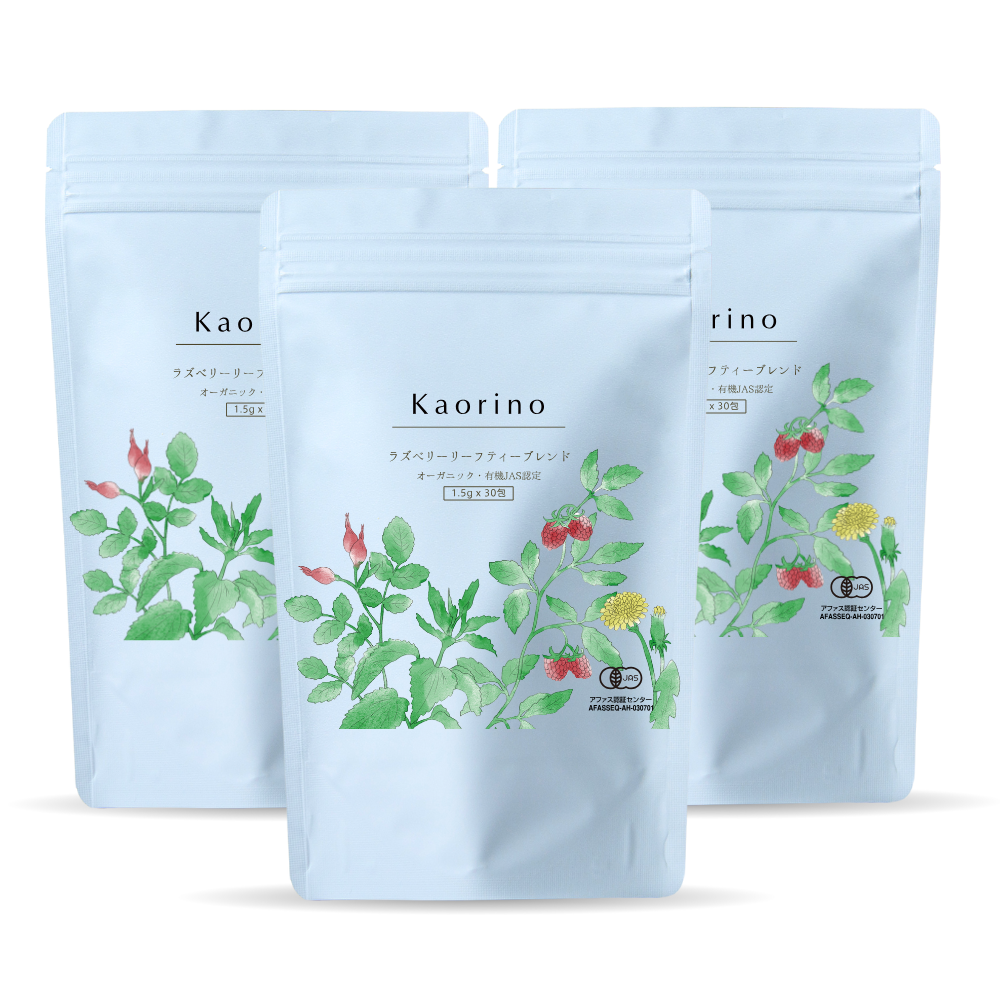 Kaorino 有機ラズベリーリーフティーブレンド 1.5g×30包