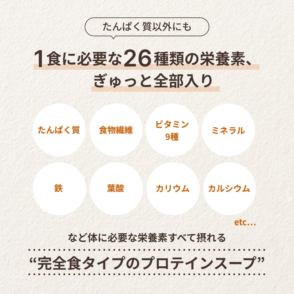 完全食 Fillone プロテインスープ 濃厚鶏白湯 270g