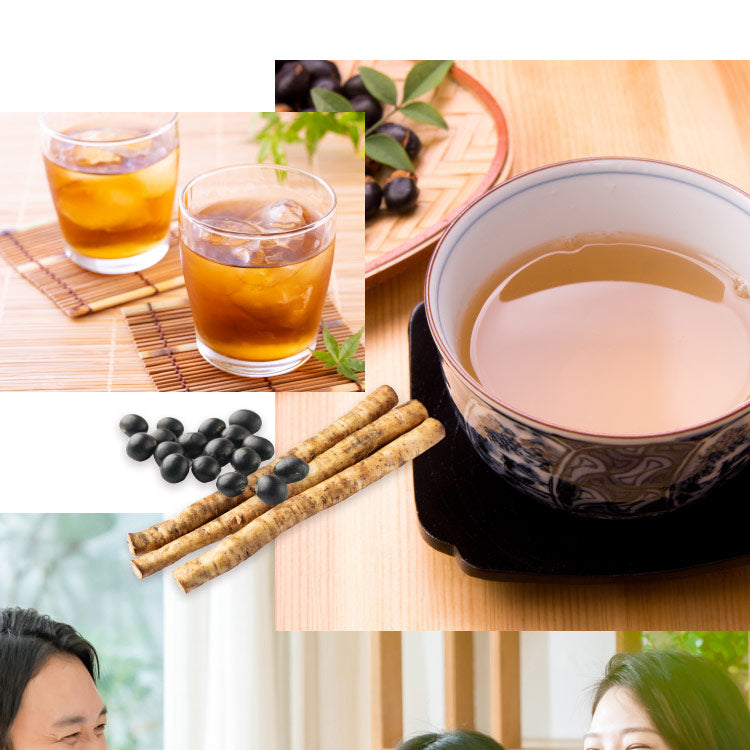 健康菜茶 国産黒豆ごぼう茶 深蒸し・遠赤焙煎製法 50包
