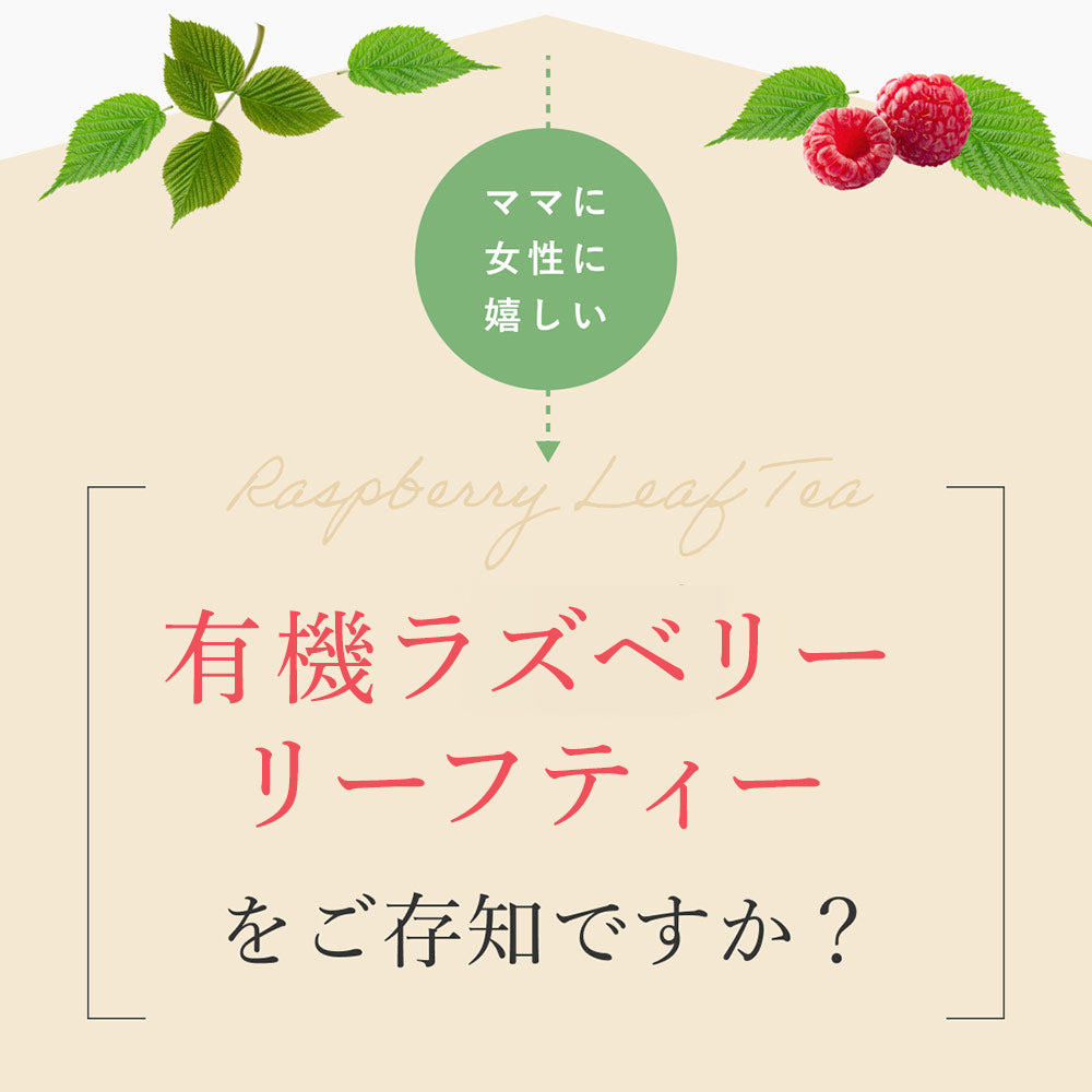 Kaorino 有機ラズベリーリーフティー 1.2g×30包