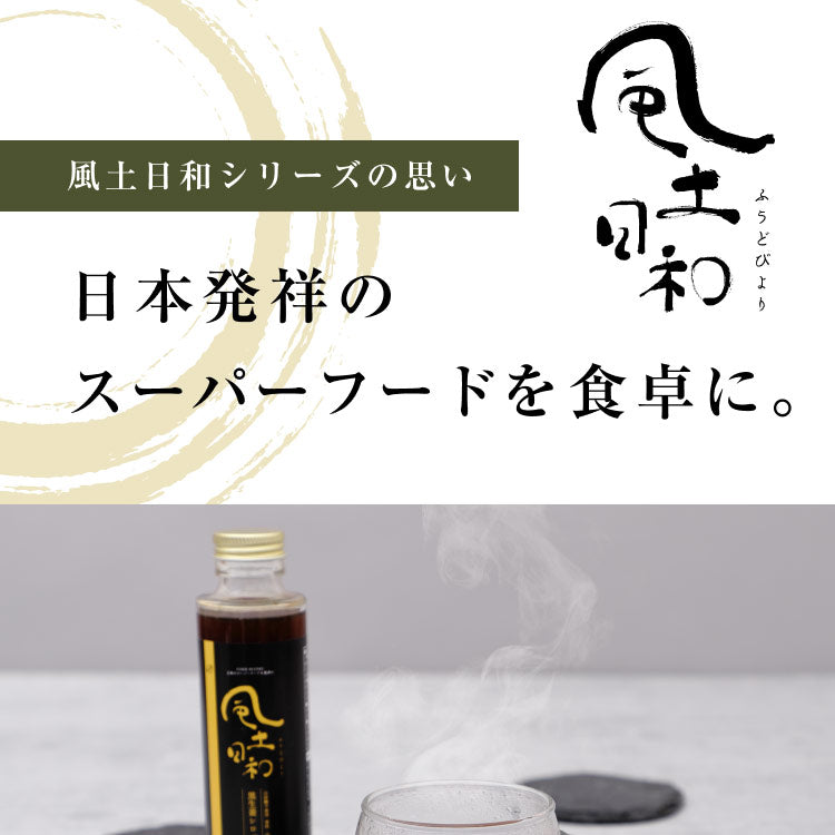 風土日和 国産黒生姜シロップ 無添加 熟成発酵黒生姜使用