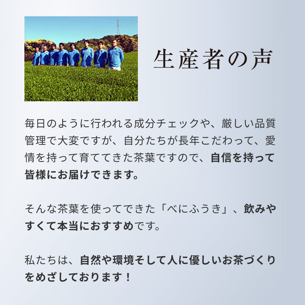 風土日和 国産べにふうき緑茶 粉末 農水大臣賞・日本農業賞受賞 80g