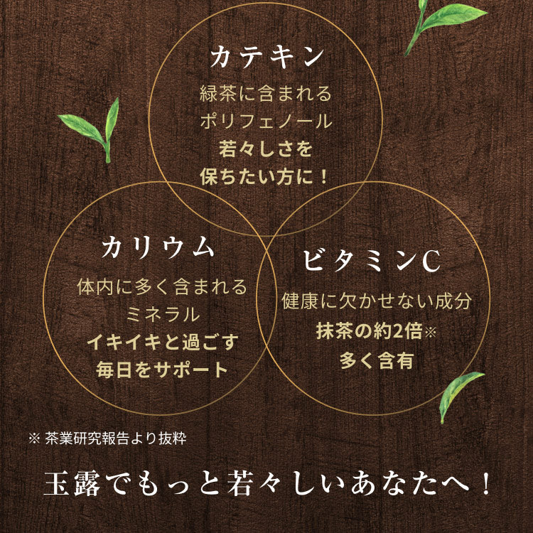 風土日和 有機玉露 鹿児島産 有機JAS認証 最高級茶葉使用 50g