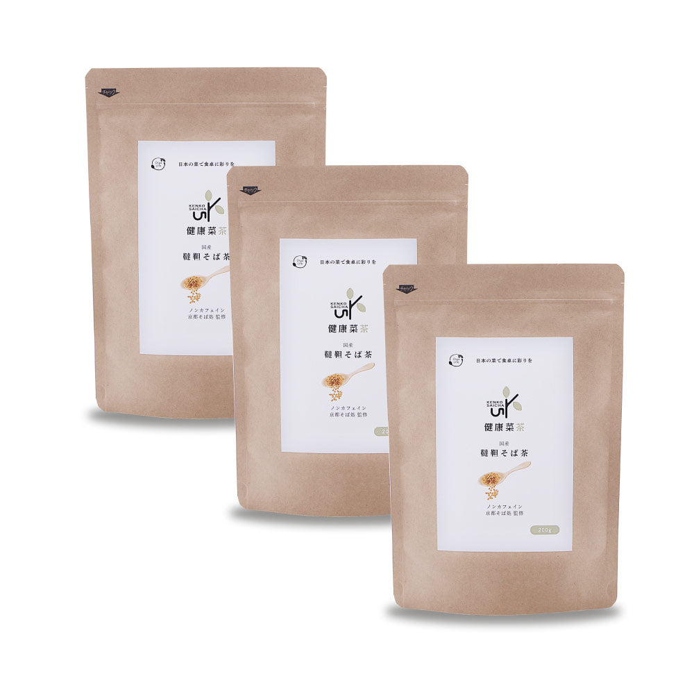 健康菜茶 韃靼そば茶 国産 京都老舗そば処監修 無農薬 200g