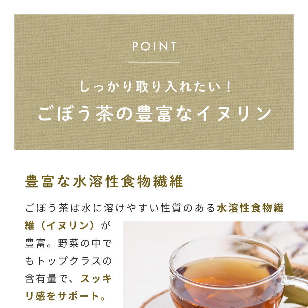 健康菜茶 国産焙煎ごぼう茶 水出し ティーバッグ 50包