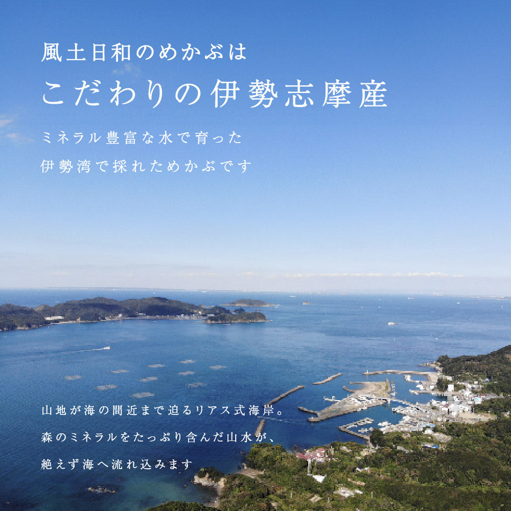 風土日和  国産 湯通し刻み生めかぶ  無添加 10食分
