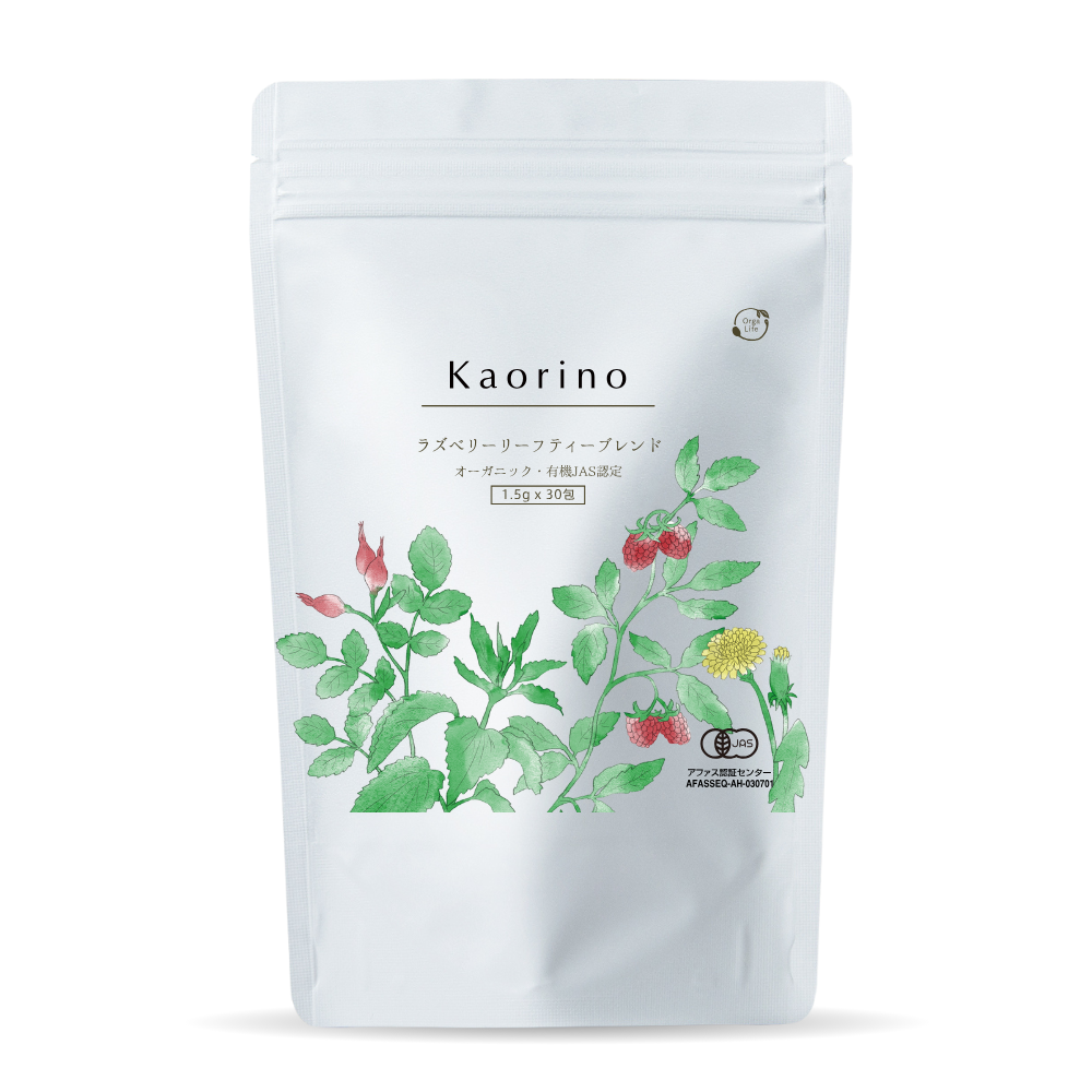 Kaorino 有機ラズベリーリーフティーブレンド 1.5g×30包