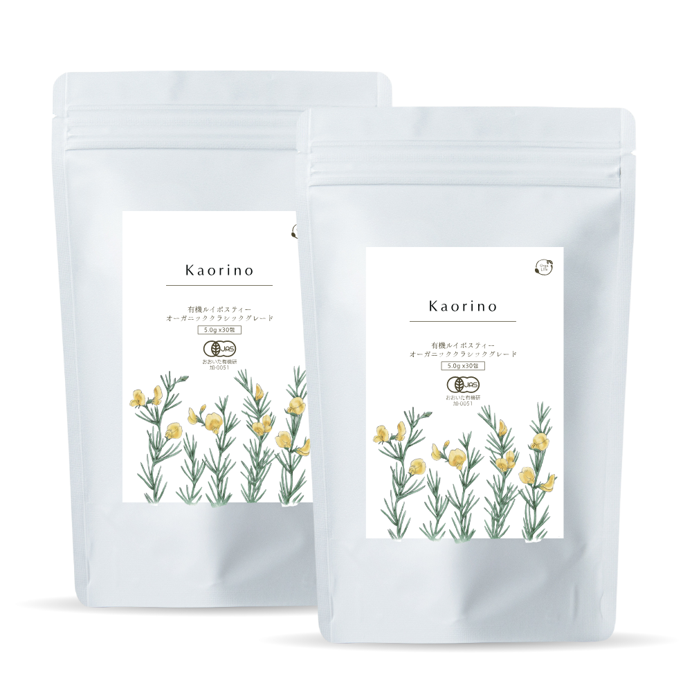 Kaorino 有機ルイボスティー クラシック オーガニック 水出し ティーバッグ 30包