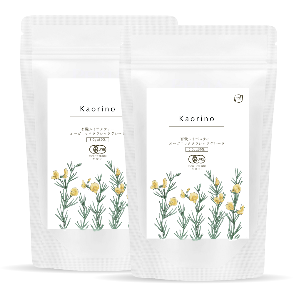 Kaorino 有機ルイボスティー クラシック オーガニック 水出し ティーバッグ 30包