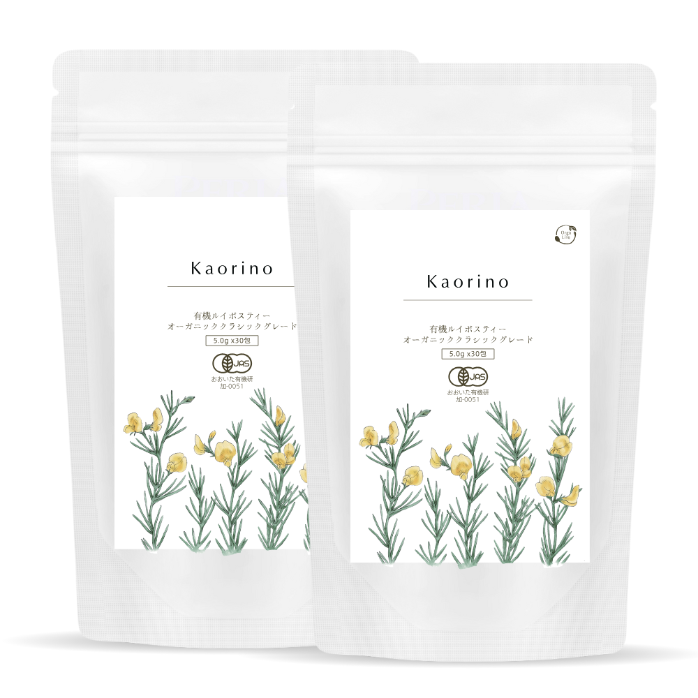 Kaorino 有機ルイボスティー クラシック オーガニック 水出し ティーバッグ 30包