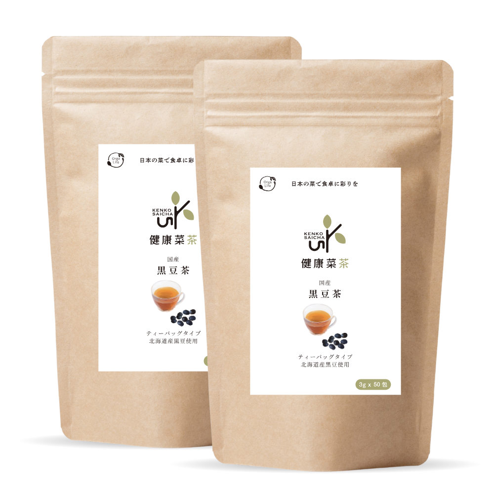 健康菜茶 黒豆茶 国産 北海道産黒豆使用 50包