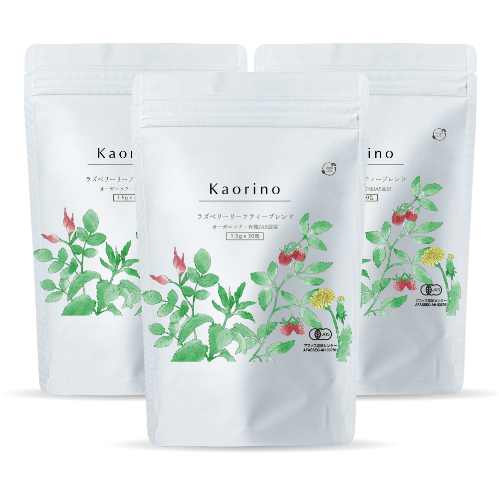 Kaorino 有機ラズベリーリーフティーブレンド 1.5g×30包