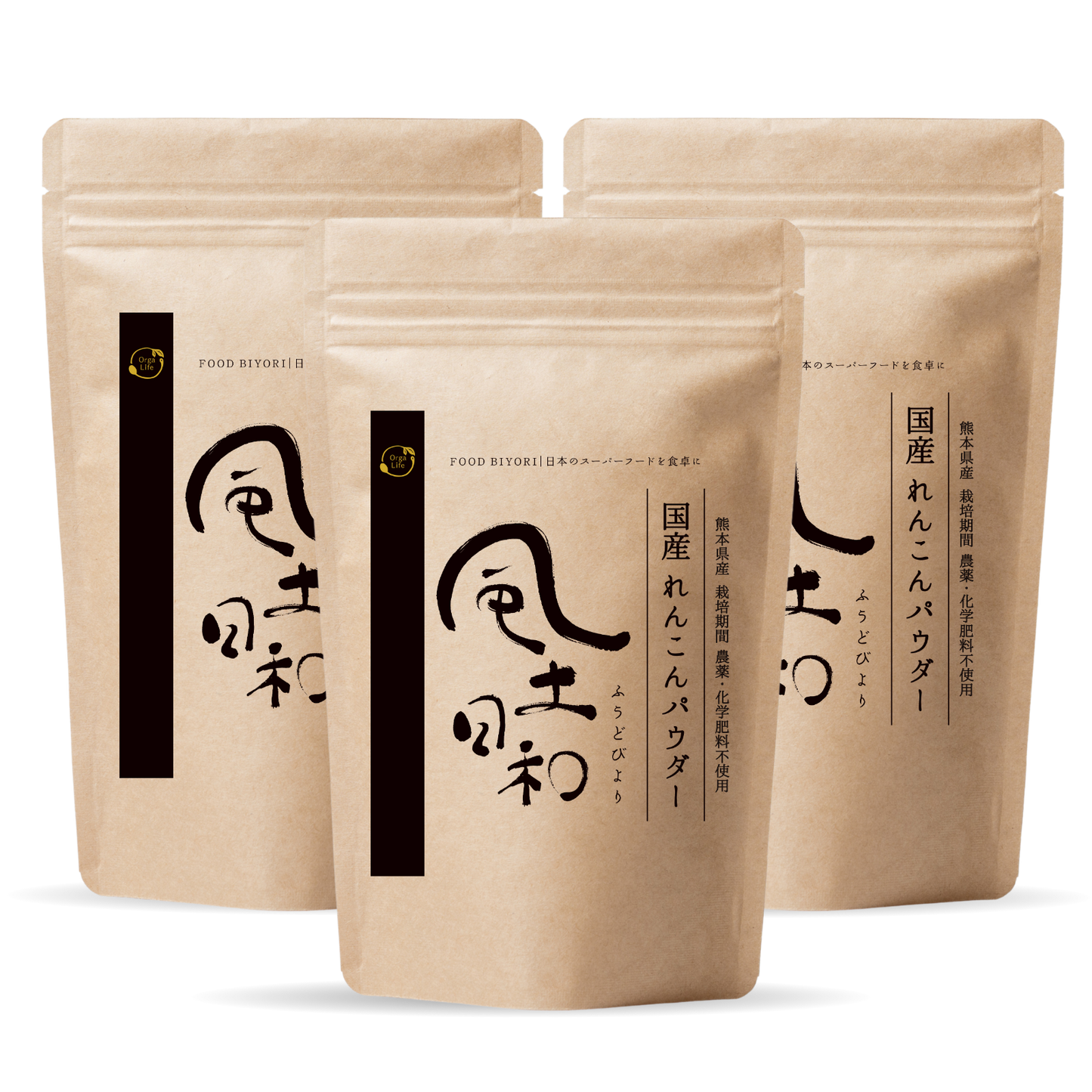 風土日和 国産 無農薬 れんこんパウダー 70g