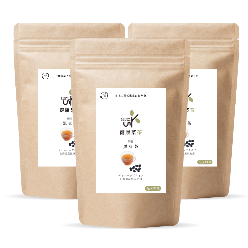 健康菜茶 黒豆茶 国産 北海道産黒豆使用 50包