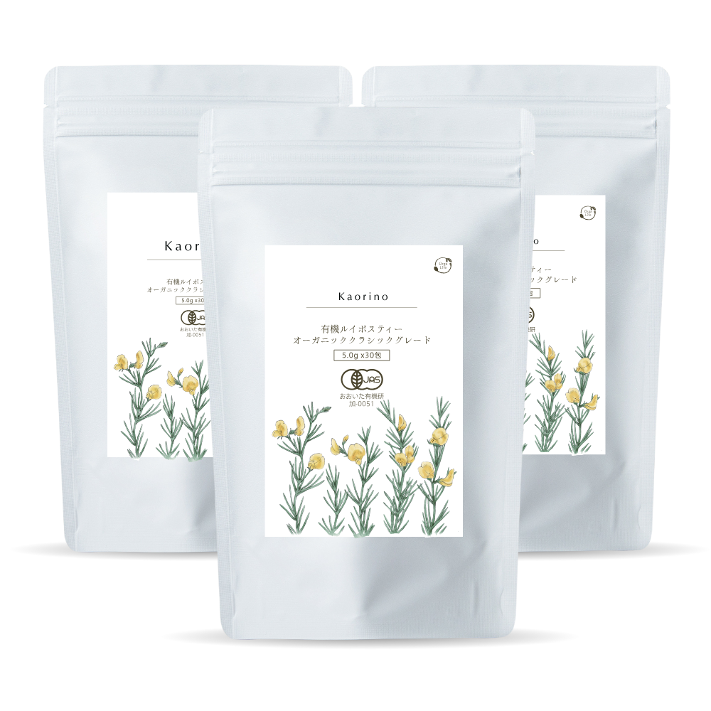 Kaorino 有機ルイボスティー クラシック オーガニック 水出し ティーバッグ 30包