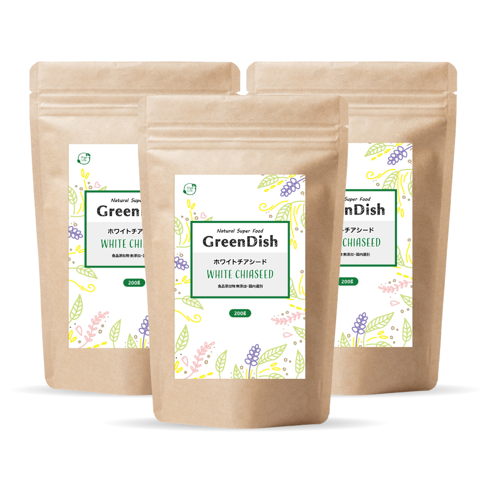 GreenDish ホワイトチアシード 200g