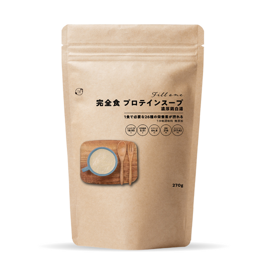完全食 Fillone プロテインスープ 濃厚鶏白湯 270g