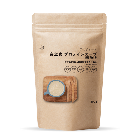 完全食 Fillone プロテインスープ 濃厚鶏白湯 80g