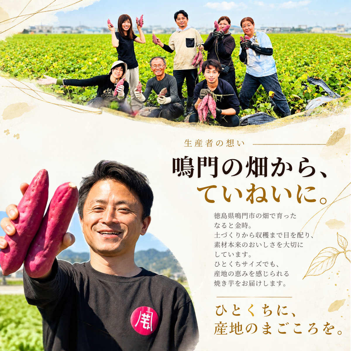 風土日和  極上ひとくち 焼き芋 無添加 なると金時
