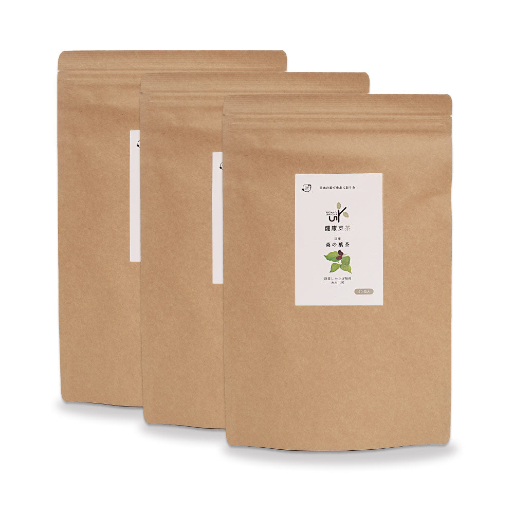 桑の葉茶 国産 50包 無農薬茶葉使用 深蒸し・仕上げ焙煎製法
