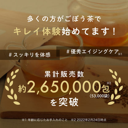 健康菜茶 国産焙煎ごぼう茶 水出し ティーバッグ 50包
